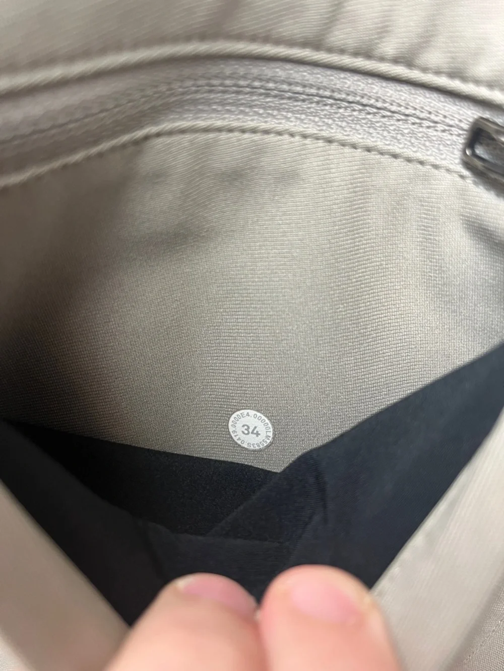 Lululemon Tan‎ Gray Carbon Dust ABC Pant- 34x30